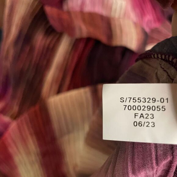 Banana Republic Womens Ana Maxi Dress S Micro Pleated Ombré Jewel Tone Goddess - Picture 6 of 7